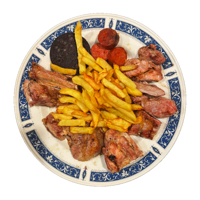 Parrillada de carne Bodega Arrabal del Pozo